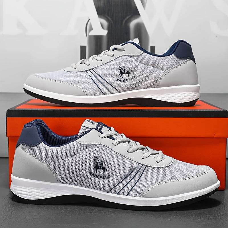Men's Casual Shoes Low Top Lace Up Non Slip Comfy Sneakers For Outdoor Jogging Hiking Camping, All Seasons - MYLUXURY LANE ENTERPRISE