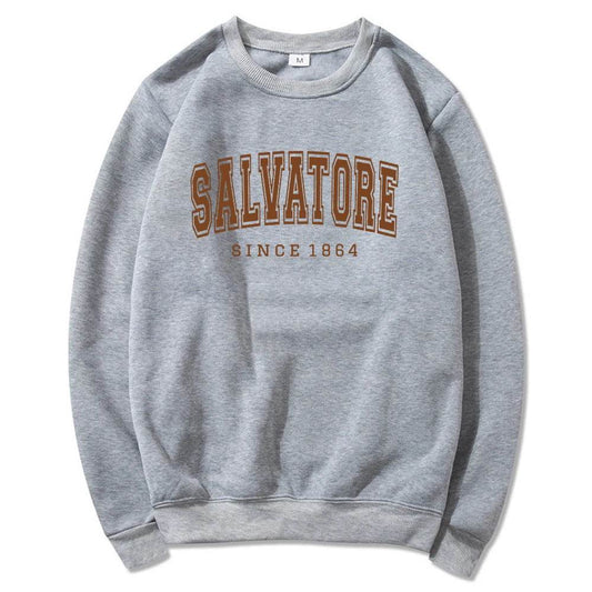 Salvatore Since 1864 Mystic Falls Hooded Sweatshirt - MYLUXURY LANE ENTERPRISE