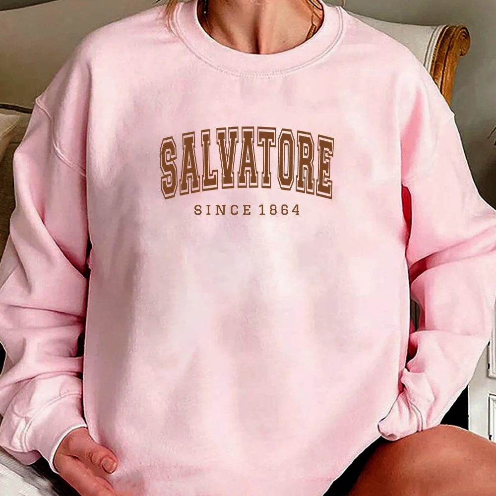 Salvatore Since 1864 Mystic Falls Hooded Sweatshirt - MYLUXURY LANE ENTERPRISE
