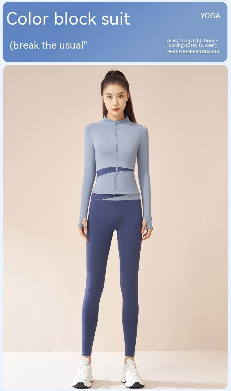 Women's Jacket Trousers Bra Yoga Workout Clothes - MYLUXURY LANE ENTERPRISE