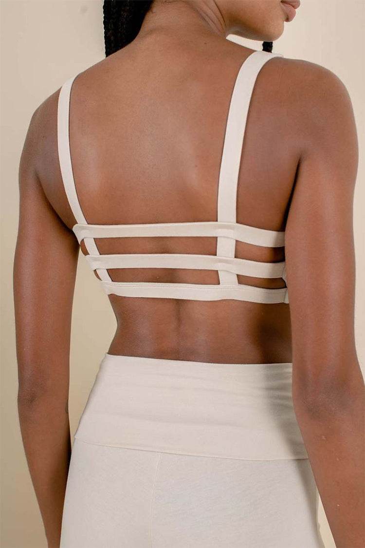 Yoga Suit Backless Spaghetti Straps Backless Bra - MYLUXURY LANE ENTERPRISE
