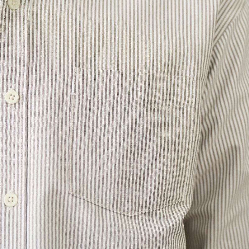 Oxford Vintage Stripe Casual Long-sleeved Shirt For Men - MYLUXURY LANE ENTERPRISE
