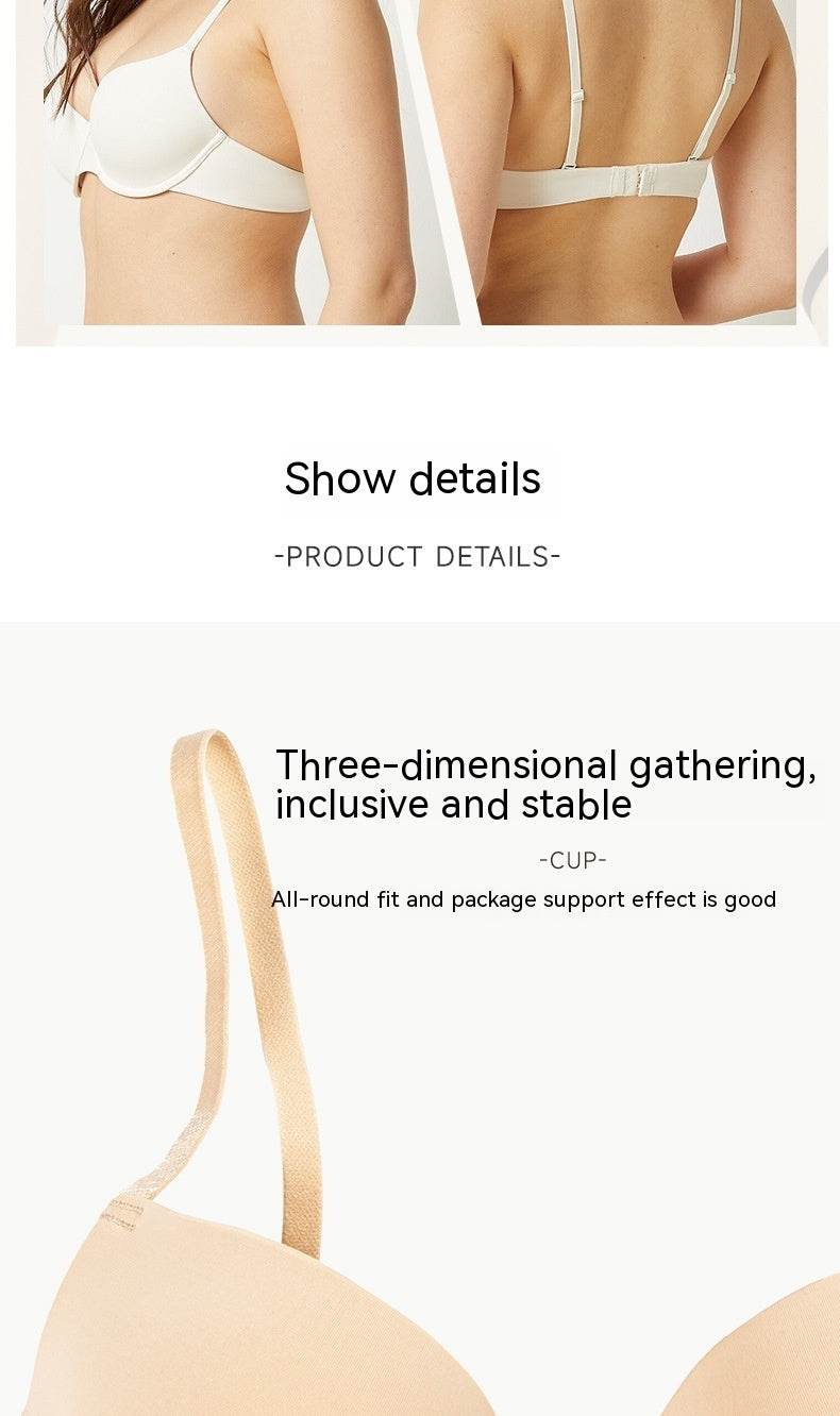 Women's Small Chest Big Soft Steel Ring Push Up Plump External Expansion Bra - MYLUXURY LANE ENTERPRISE
