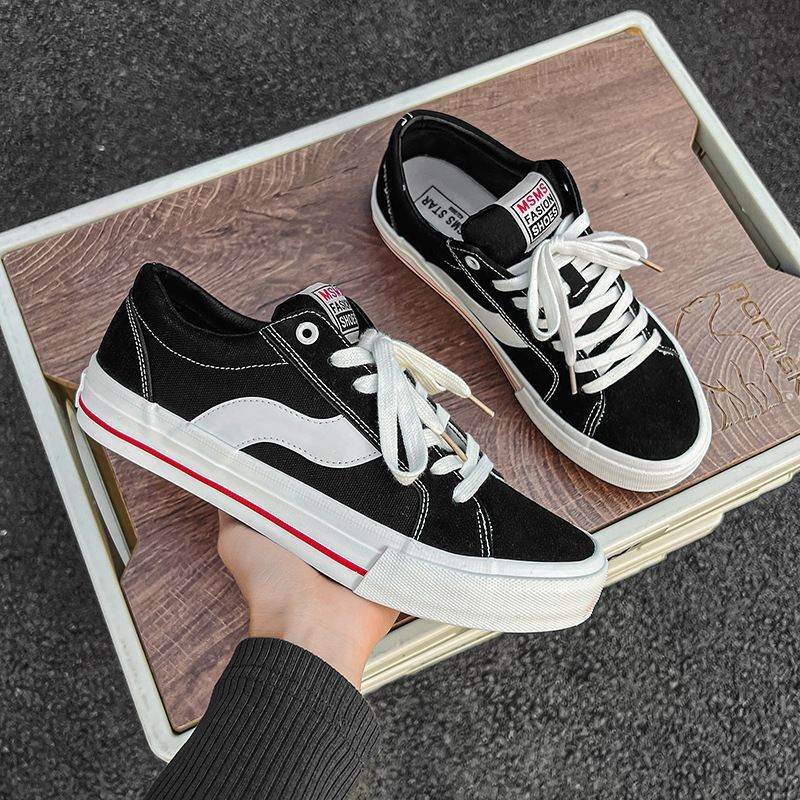 Men's Casual Suede Couple Low-top Canvas Shoes - MYLUXURY LANE ENTERPRISE