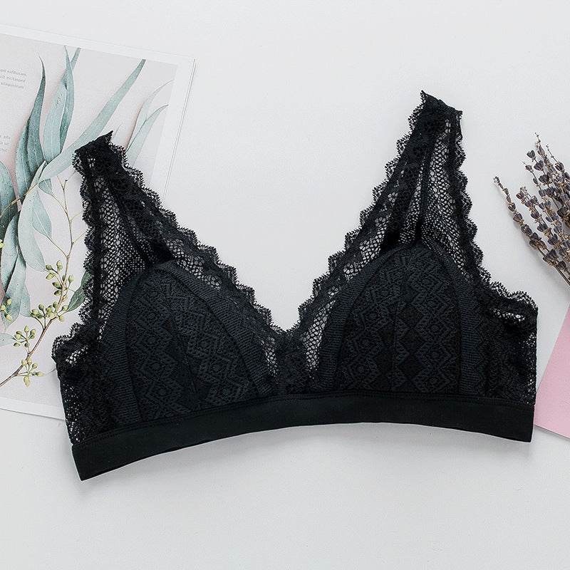 Lace French silk inner lining thin sleeping underwear - MYLUXURY LANE ENTERPRISE