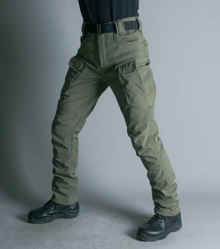 IX7 Shell Tactical Pants Men's Business Shirt Fleece Trousers - MYLUXURY LANE ENTERPRISE