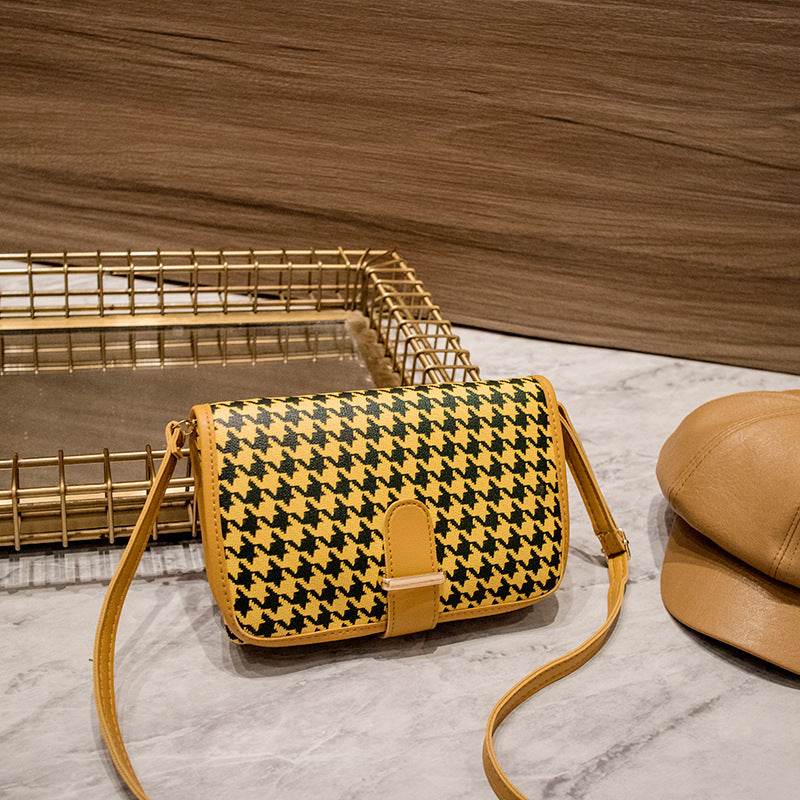 Women's Fashion Plaid Shoulder Messenger Bag - MYLUXURY LANE ENTERPRISE