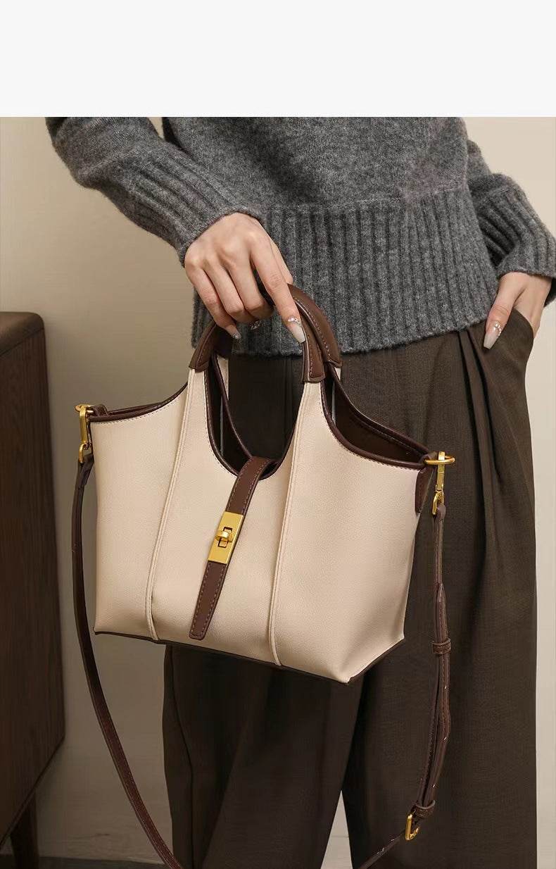 Vegetable Basket Simulated Leather Handbag Commuting Tote Bag Hand-held - MYLUXURY LANE ENTERPRISE