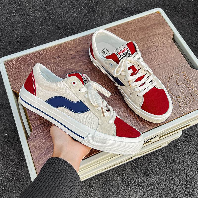Men's Casual Suede Couple Low-top Canvas Shoes - MYLUXURY LANE ENTERPRISE