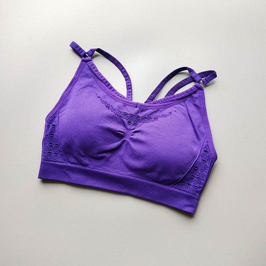 Elastic seamless sports bra - MYLUXURY LANE ENTERPRISE