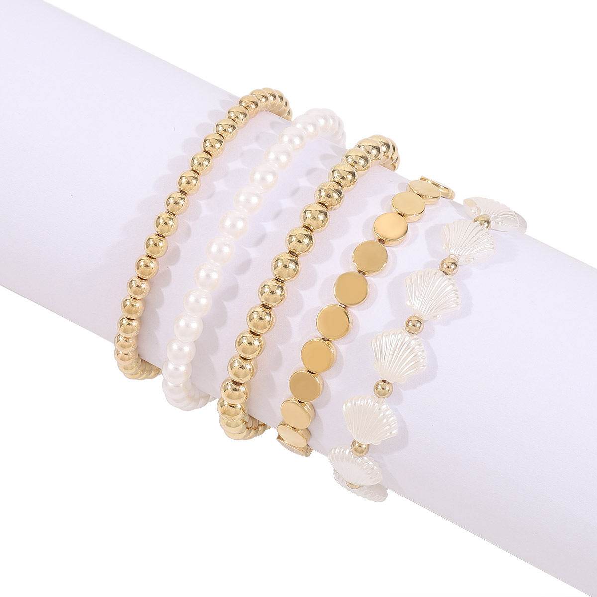 Geometric Popular Vacation Style Beaded Bracelet Suit - MYLUXURY LANE ENTERPRISE