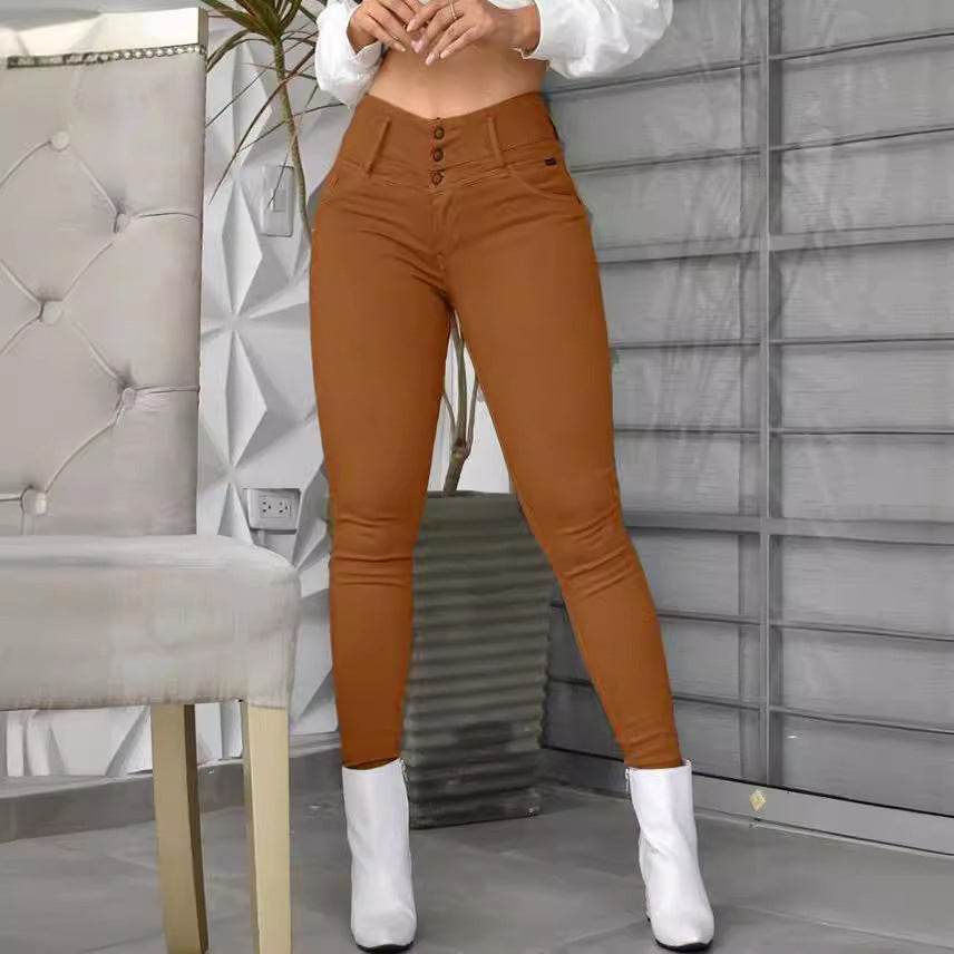 Women's Fashion Casual High Waist Tights - MYLUXURY LANE ENTERPRISE
