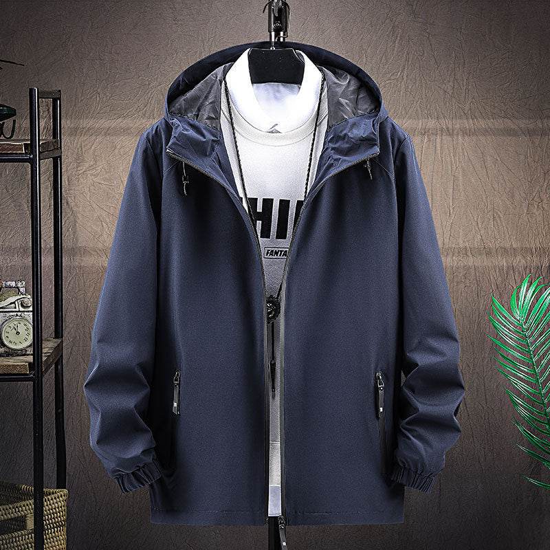 Fall Men's Hooded Jacket Casual Men's Tops Workwear - MYLUXURY LANE ENTERPRISE