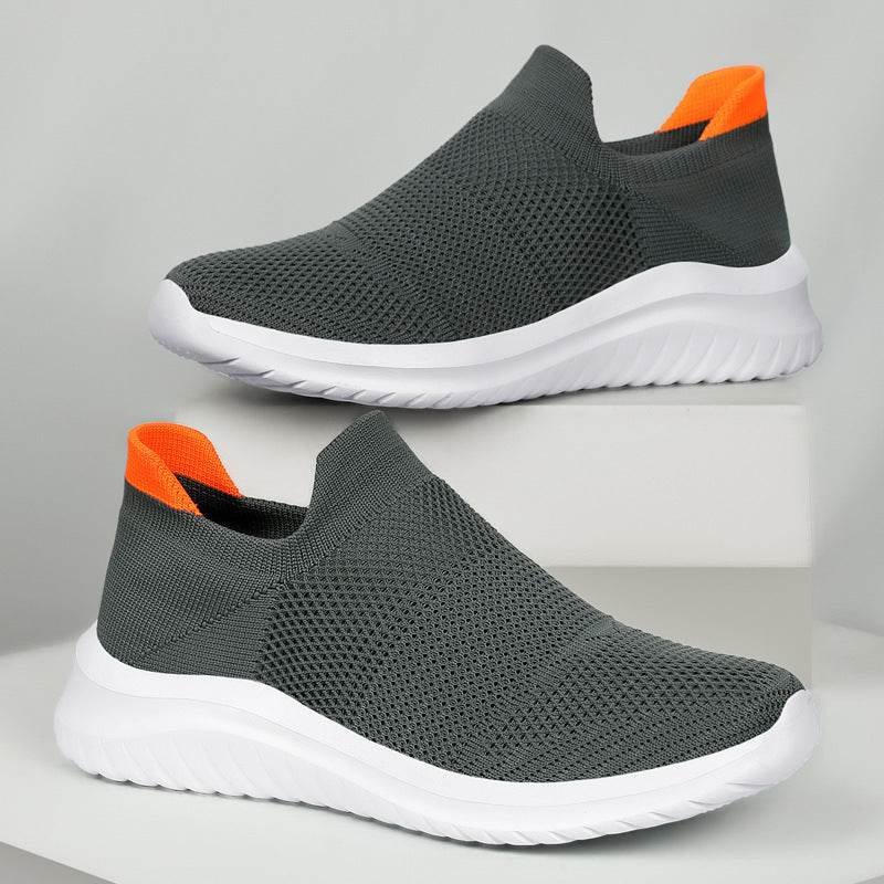 Flying Woven Women's Shoes Mesh Shoes Plus Size Casual Mesh Sneaker - MYLUXURY LANE ENTERPRISE