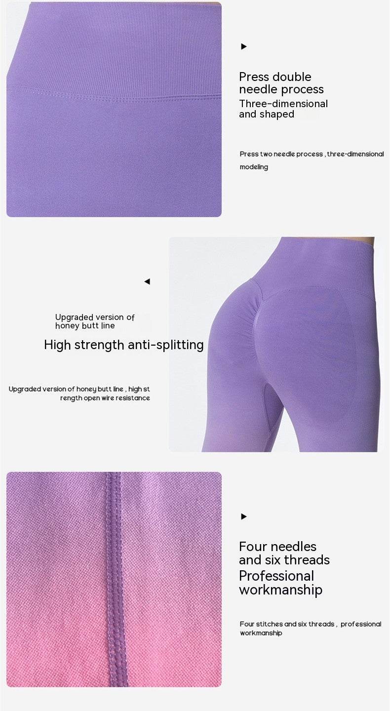 Women's Fashion Seamless Gradient Yoga Pants - MYLUXURY LANE ENTERPRISE
