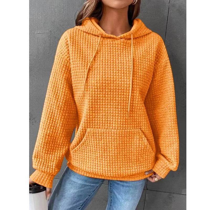 Women's Loose Casual Solid Color Long-sleeved Sweater - MYLUXURY LANE ENTERPRISE