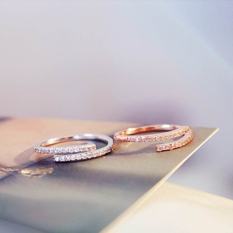 All-match exquisite zircon opening adjustable ring - MYLUXURY LANE ENTERPRISE