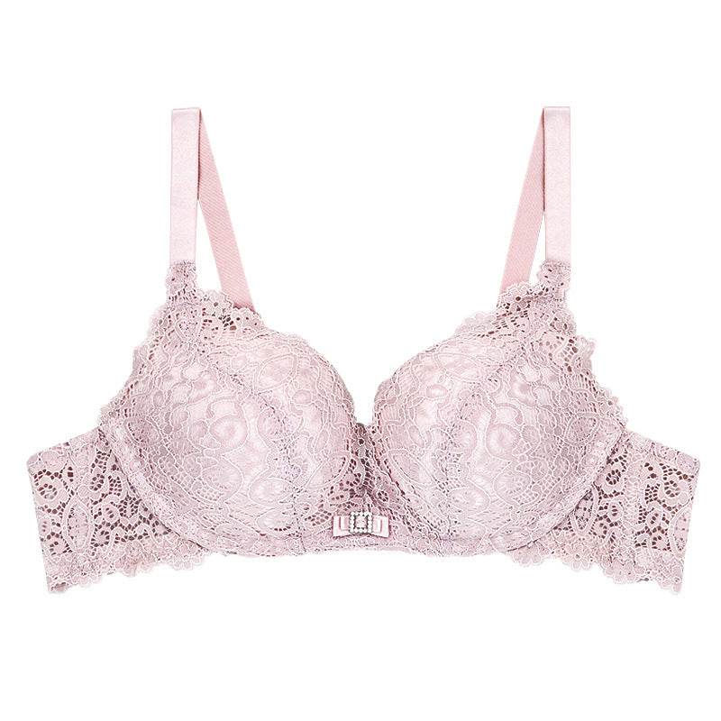 Lace Princess Small Chest Thick Cup Gathered Adjustable Girl Bra - MYLUXURY LANE ENTERPRISE