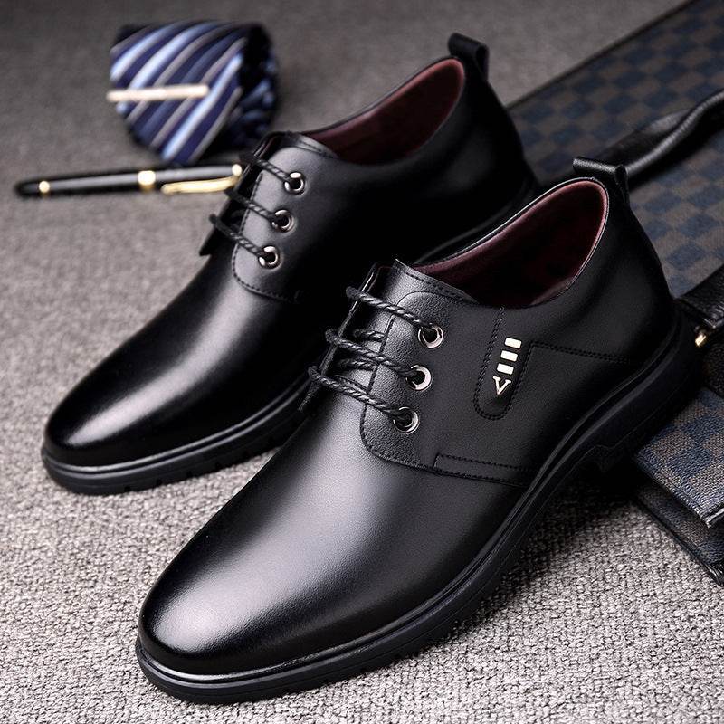 Leather Shoes Men's Business Casual Pumps - MYLUXURY LANE ENTERPRISE