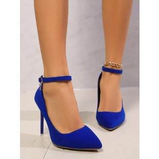 Ladies New All-Match Pointed Toe Buckle High Heels - MYLUXURY LANE ENTERPRISE