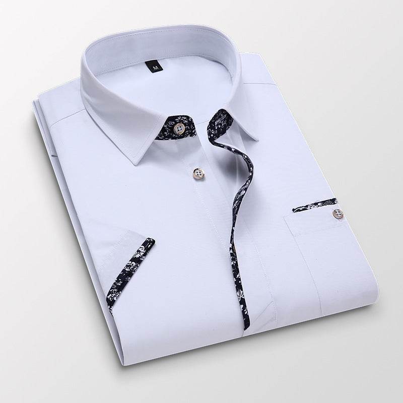 Men's New Slim Print Plus Size Shirt - MYLUXURY LANE ENTERPRISE