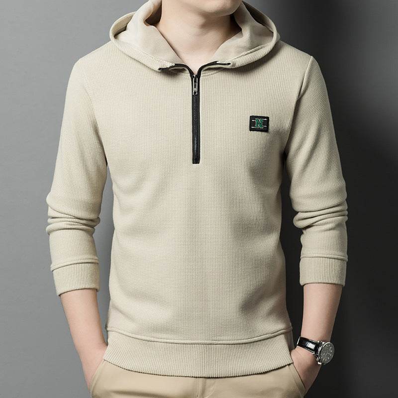 Men's Fleece-lined Breathable Casual And Comfortable Wool Hooded Sweater - MYLUXURY LANE ENTERPRISE
