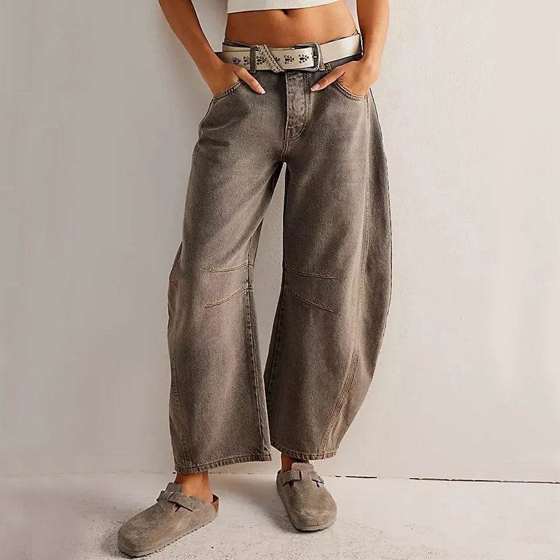 Fashion Loose Wide-leg Pants Summer Sports Straight Trousers Women's Clothing - MYLUXURY LANE ENTERPRISE