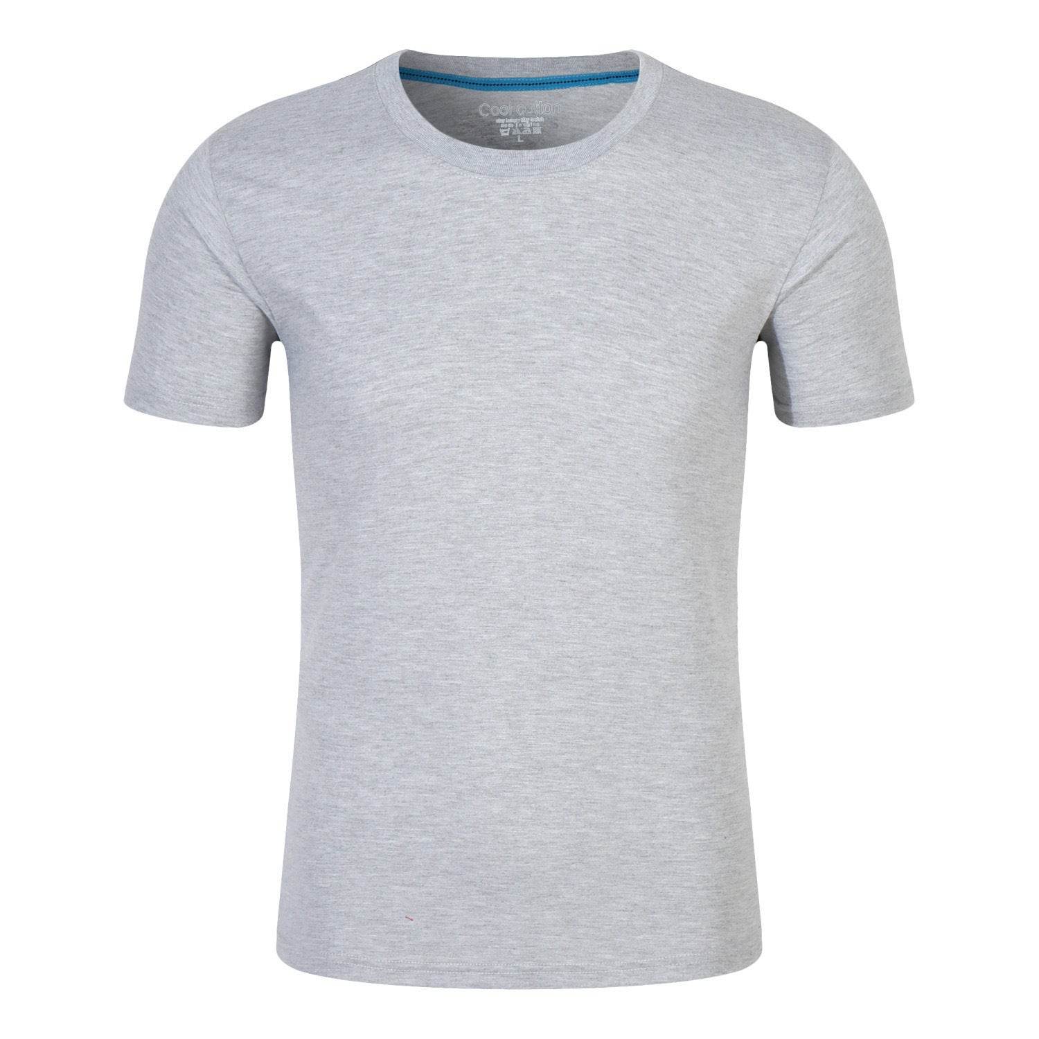 Cotton Blank With No Printed Patterns Round Neck Short T-shirt - MYLUXURY LANE ENTERPRISE