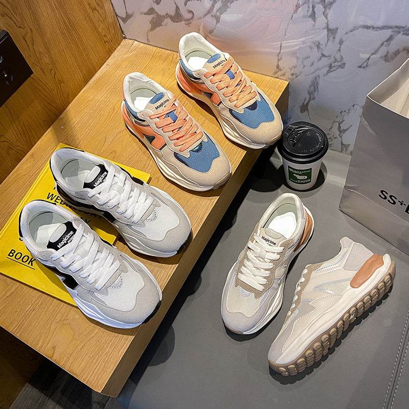 Autumn New Ins Korean Style Breathable White Shoes For Women - MYLUXURY LANE ENTERPRISE