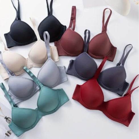 Push Up Breast Holding Thin Cup Bra With Steel Ring - MYLUXURY LANE ENTERPRISE