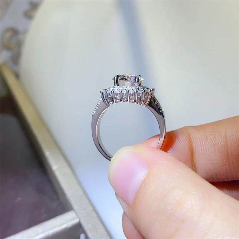 2 Karat D Color Moissanite Ring - MYLUXURY LANE ENTERPRISE