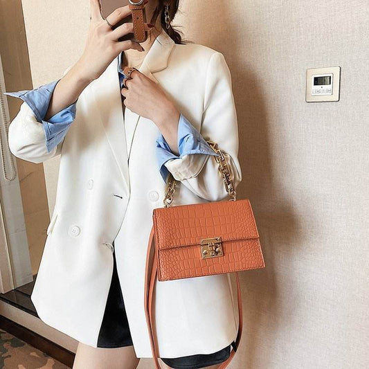 Baida Chain Portable Small Square Bag Design Sense Atmospheric Messenger Bag - MYLUXURY LANE ENTERPRISE
