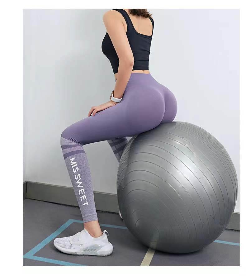 Letter Hip Fitness Training Pant Cropped Leggings - MYLUXURY LANE ENTERPRISE
