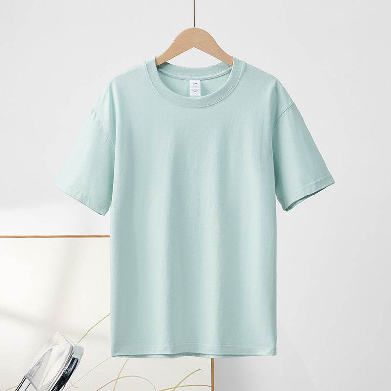 Cotton Round Neck Short Sleeve T-shirt Top - MYLUXURY LANE ENTERPRISE