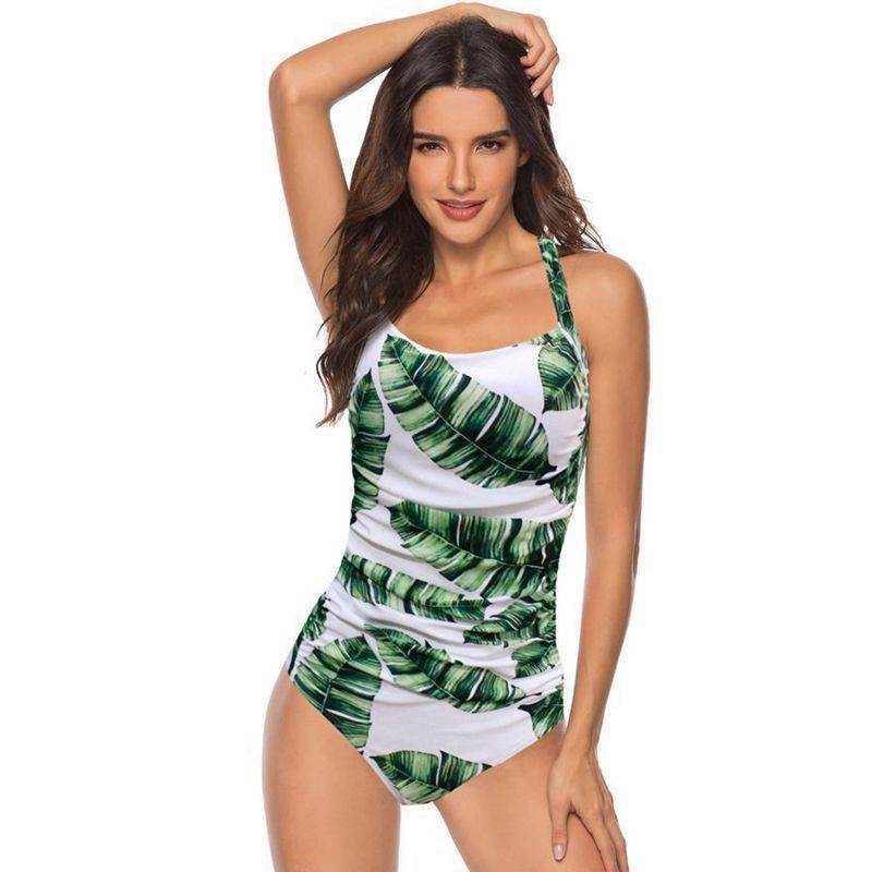 Women's swimwear with solid shoulder straps - MYLUXURY LANE ENTERPRISE