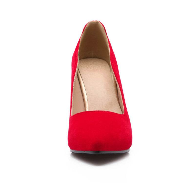 Suede nubuck high heels - MYLUXURY LANE ENTERPRISE