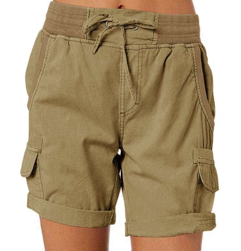 Women's Casual High Waist Cargo Shorts - MYLUXURY LANE ENTERPRISE