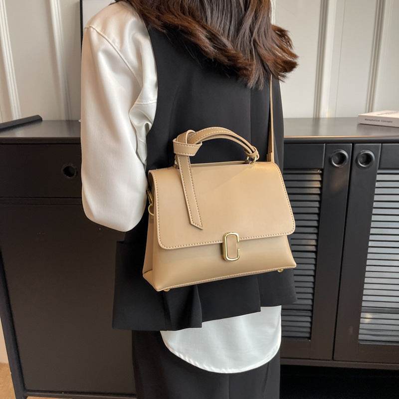 Retro Women's Frosted Small Square Bag Casual Shoulder Bag - MYLUXURY LANE ENTERPRISE