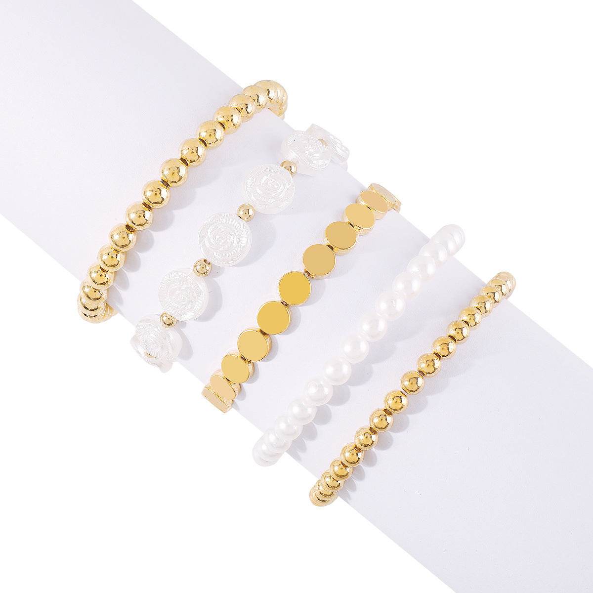 Geometric Popular Vacation Style Beaded Bracelet Suit - MYLUXURY LANE ENTERPRISE