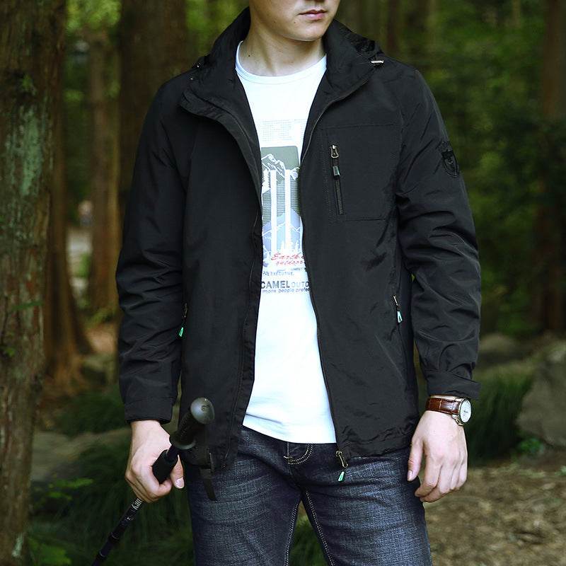 Outdoor Leisure Shell Jacket Men's Jacket - MYLUXURY LANE ENTERPRISE