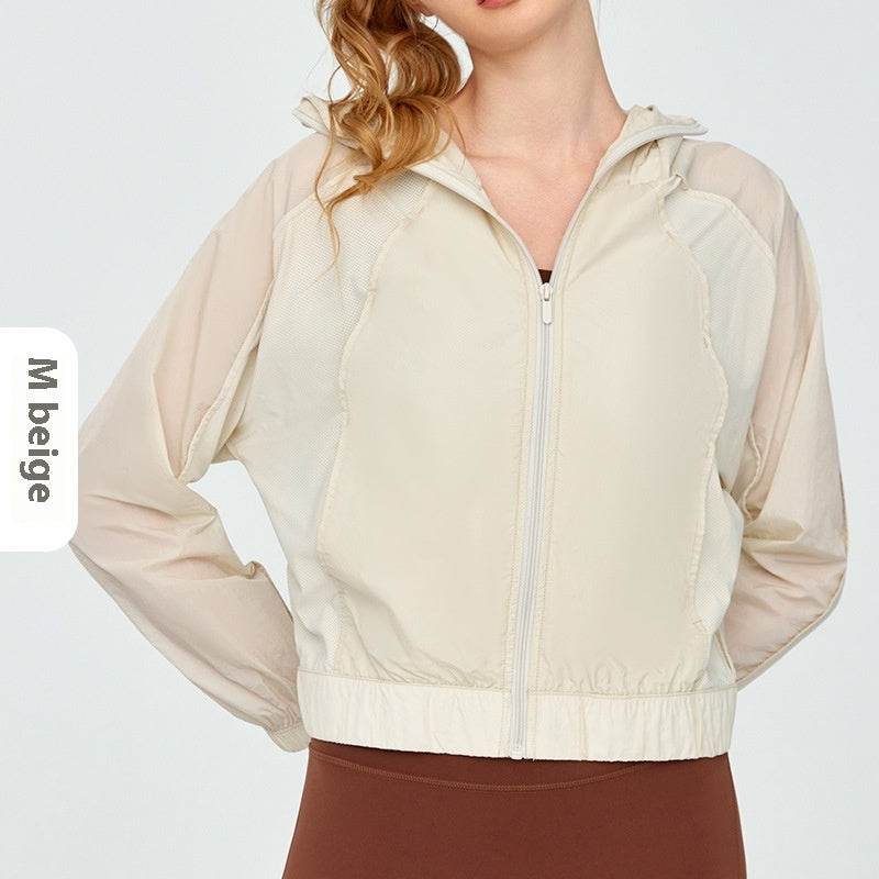 Large Brim Thin Mesh Breathable Sports Jacket - MYLUXURY LANE ENTERPRISE