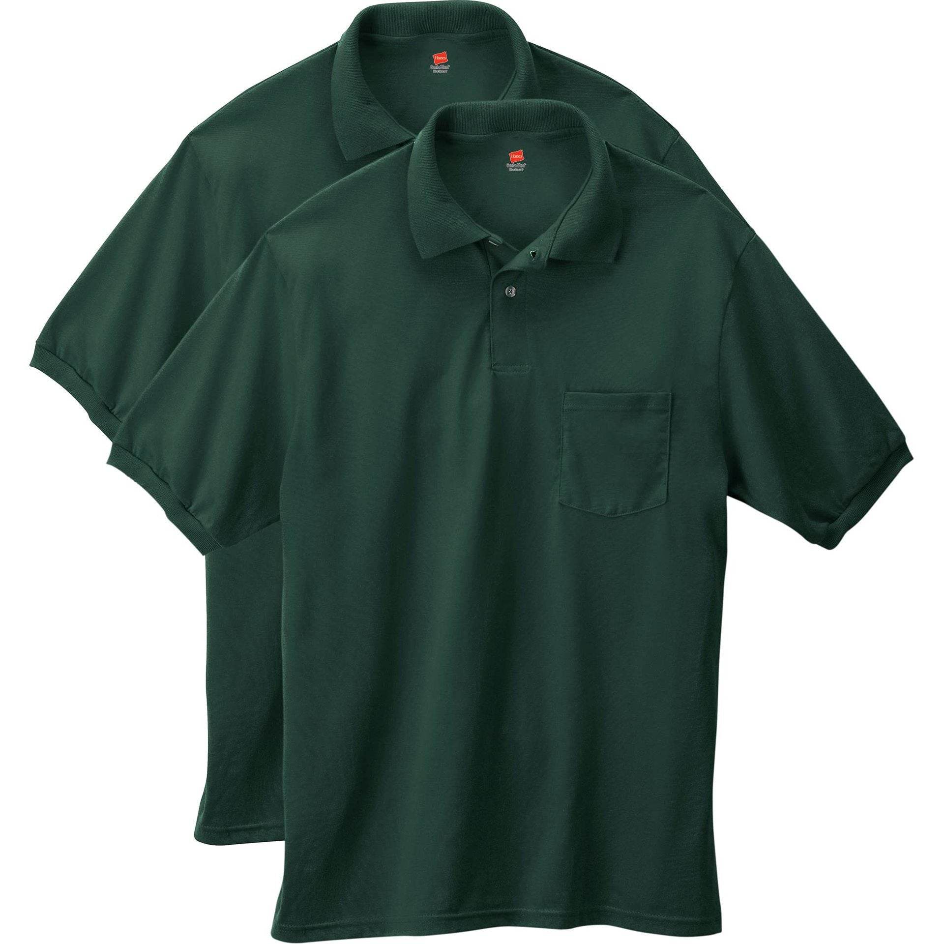 Men's Business Casual Solid Color Pocket Polo Shirt Short Sleeve Plus Size T-shirt - MYLUXURY LANE ENTERPRISE