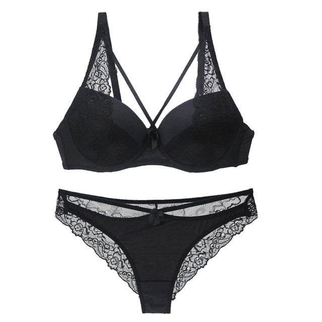 Women's Lace Bra Panties Set - MYLUXURY LANE ENTERPRISE