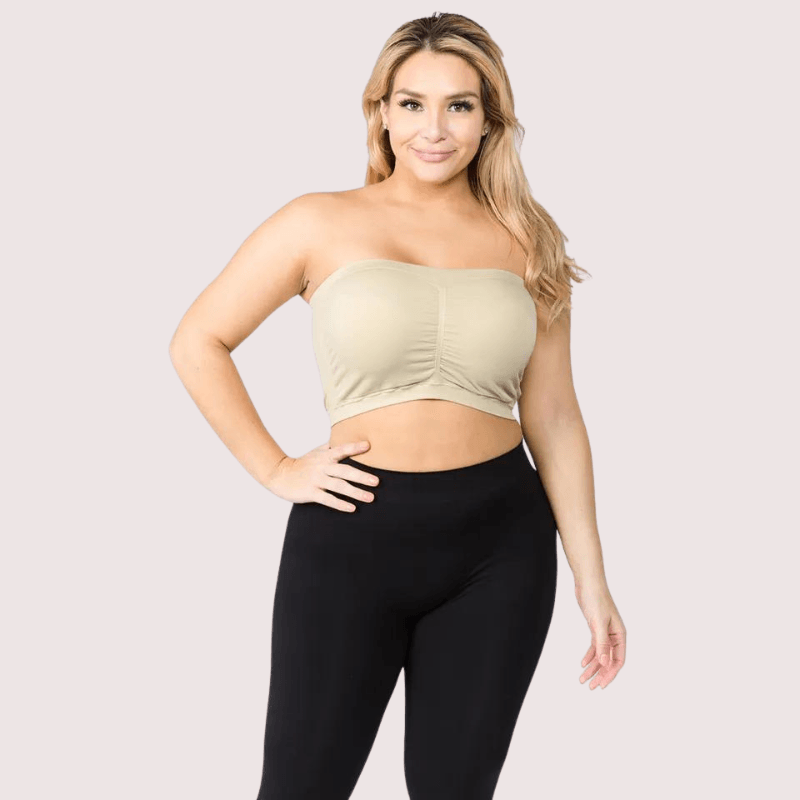 2-Pack Sexy Tube Bandeau Bra Tops for Women - MYLUXURY LANE ENTERPRISE