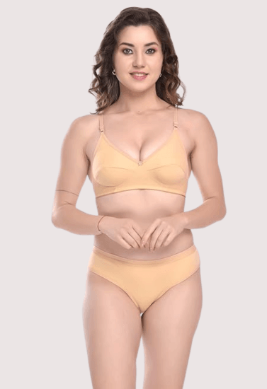Everyday Elegance Cotton Bra Panty Set - MYLUXURY LANE ENTERPRISE