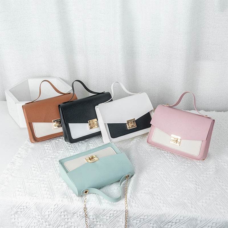 Fashion Chain Lock Shoulder Messenger Bag - MYLUXURY LANE ENTERPRISE