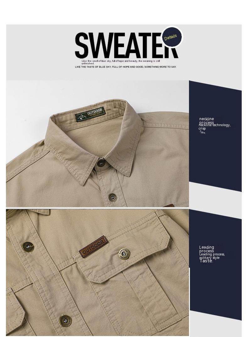 Men's Long Sleeve Shirt Casual - MYLUXURY LANE ENTERPRISE