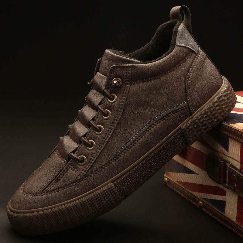 Winter High-top Casual Cotton-padded Shoes Warm Non-slip - MYLUXURY LANE ENTERPRISE