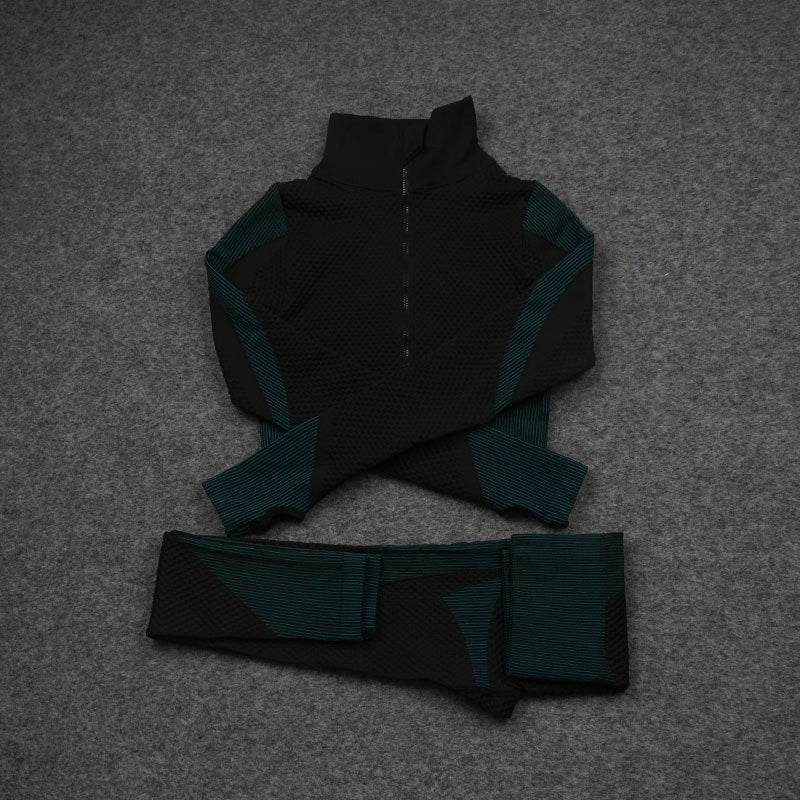 Three-piece Stretch Fitness Pants Sports Yoga Suit - MYLUXURY LANE ENTERPRISE