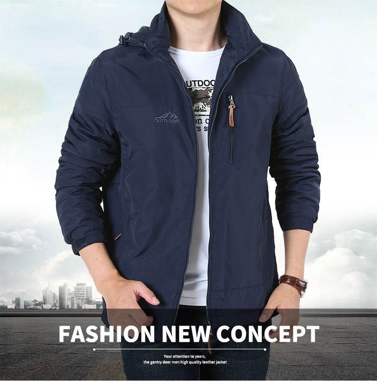 Men's Outdoor Fleece Jacket Detachable Anorak - MYLUXURY LANE ENTERPRISE